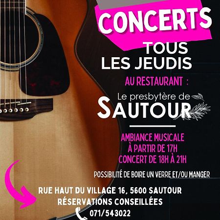 Le Presbytere De Sautour Bagian luar foto